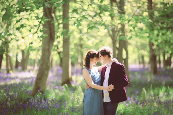 Vikki & Anthony - Ashridge Forest Bluebells Engagement | photo by Sanshine Photography | www.sanshinephotography.com | Hertfordshire and London Fine Art Wedding Photographer 