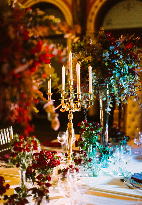 Beauty and The Beast Wedding Table