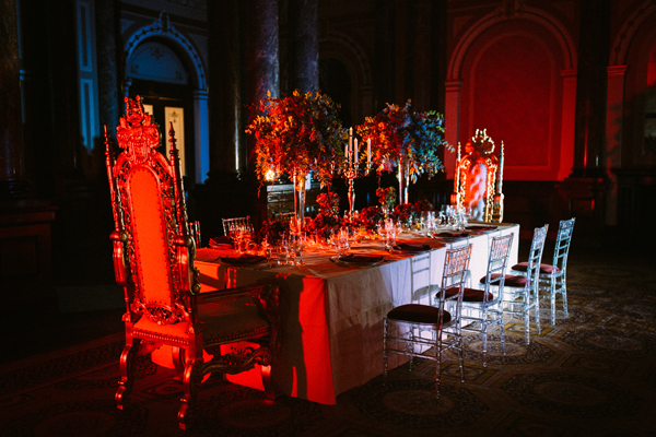Beauty and The Beast Wedding Table